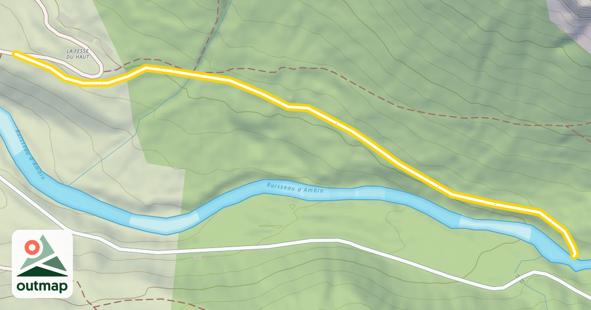 Map of Boucle du Planay