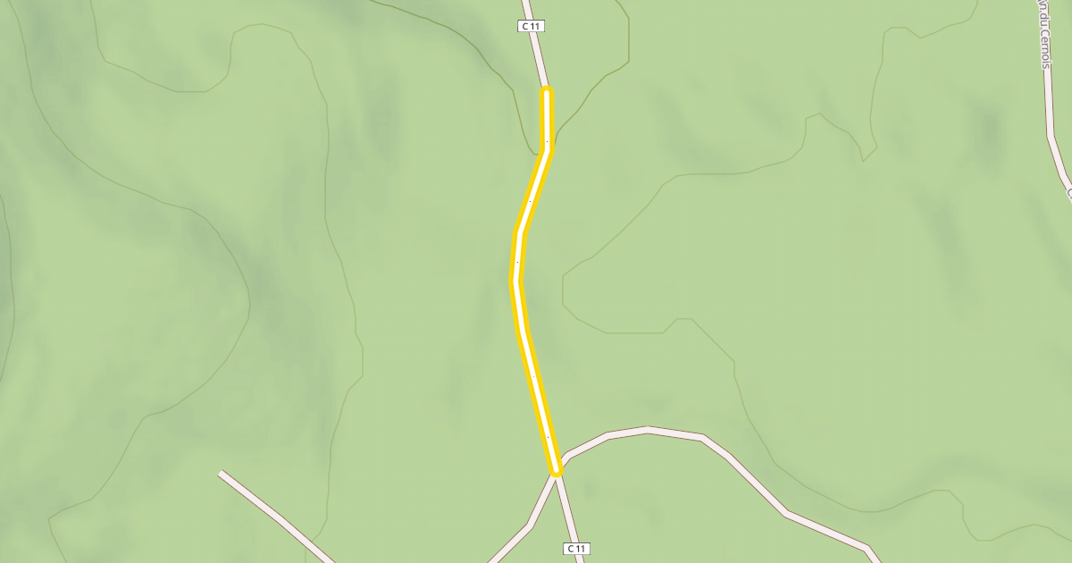 Map preview of Route des Grands Communaux