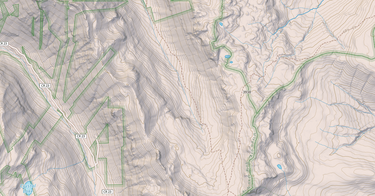 Map preview of Minnie Gulch