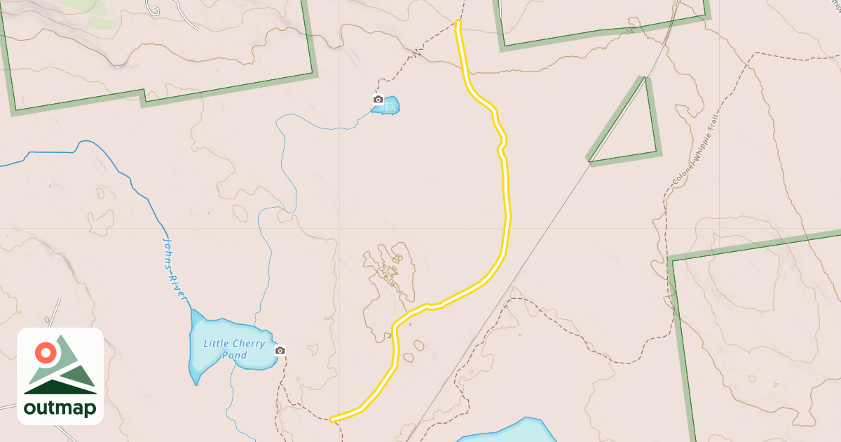 Map of Mooseway Trail