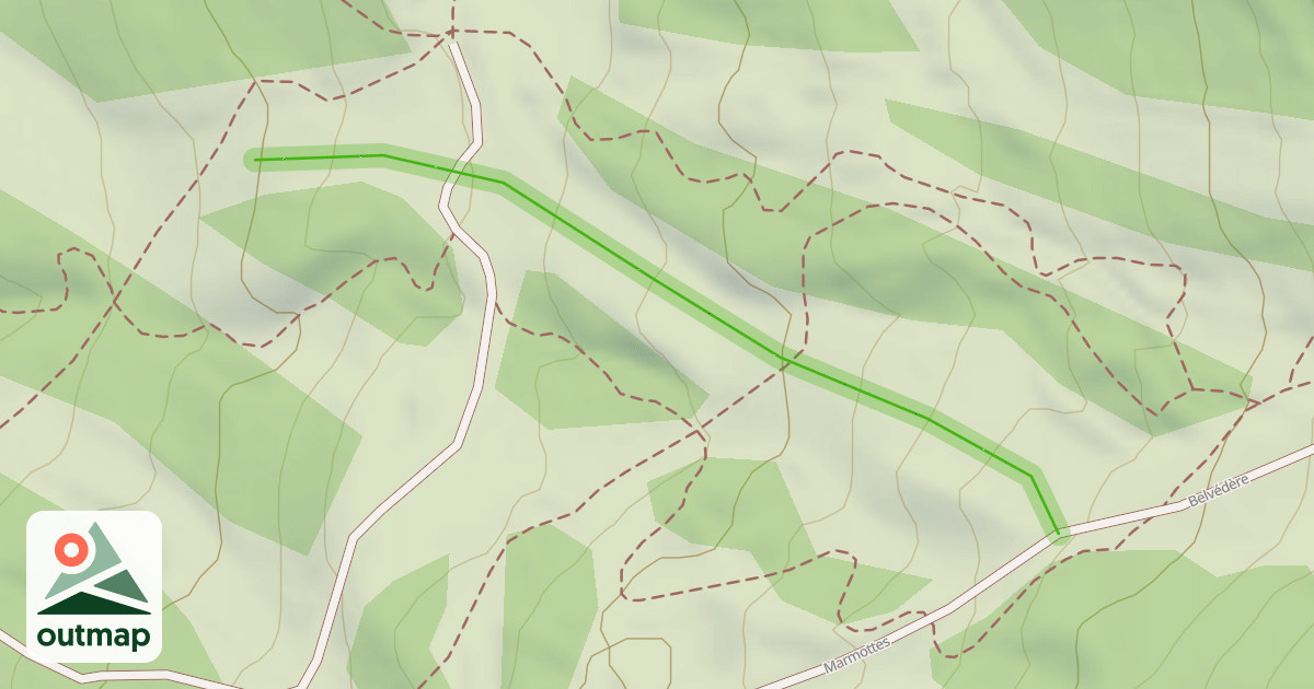 Map of Belvédère