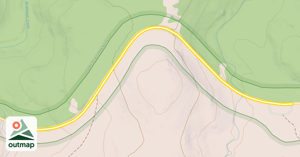 Map of Glacier Point Road