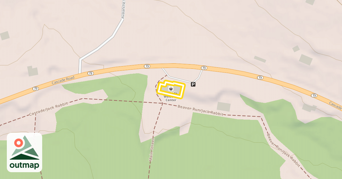 Map of Cascade Welcome Center