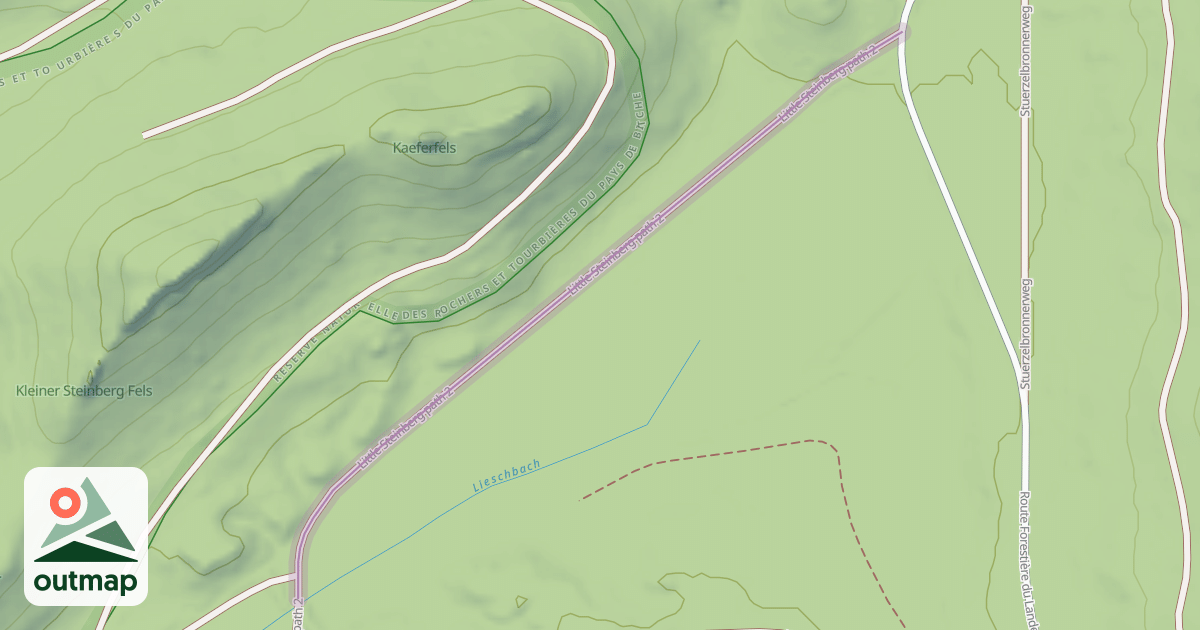 Map of Little Steinberg path 2