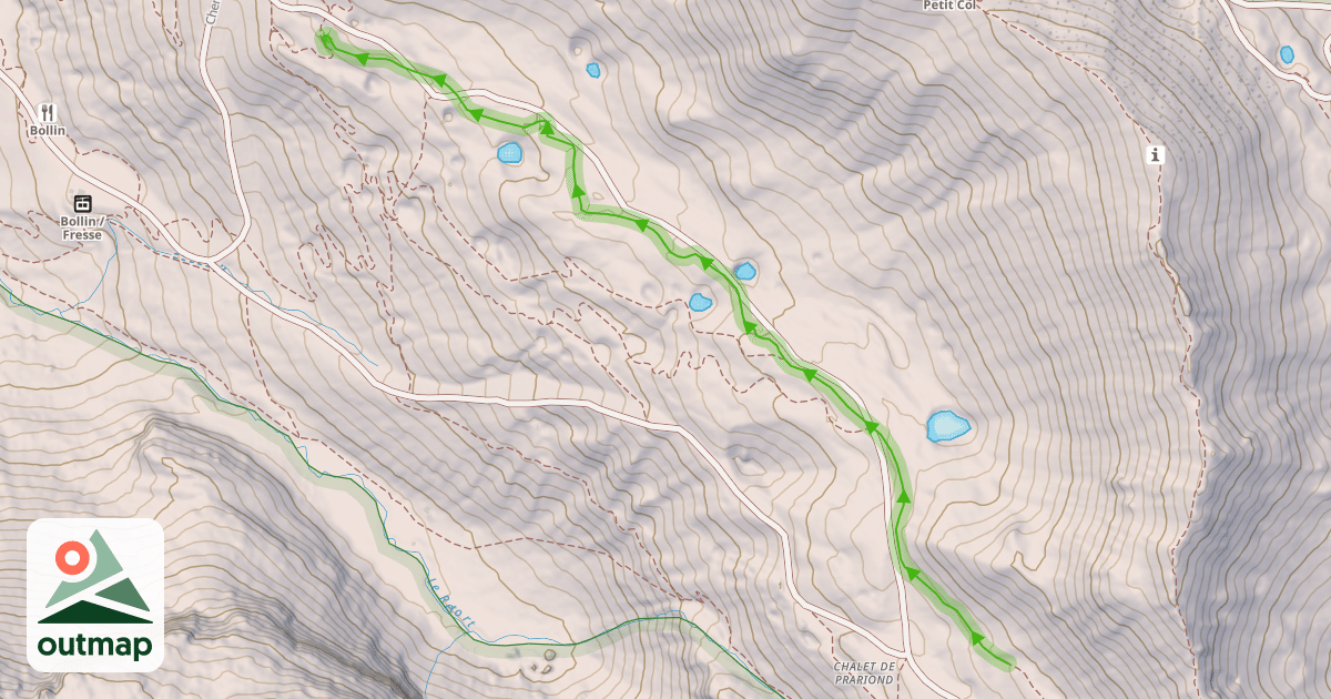 Map of Tarentaise Airline