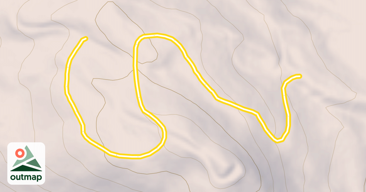 Map of Mt. Ozbaldy Touring Trail
