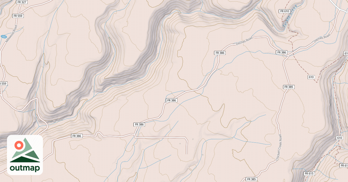 Map of DITCHES