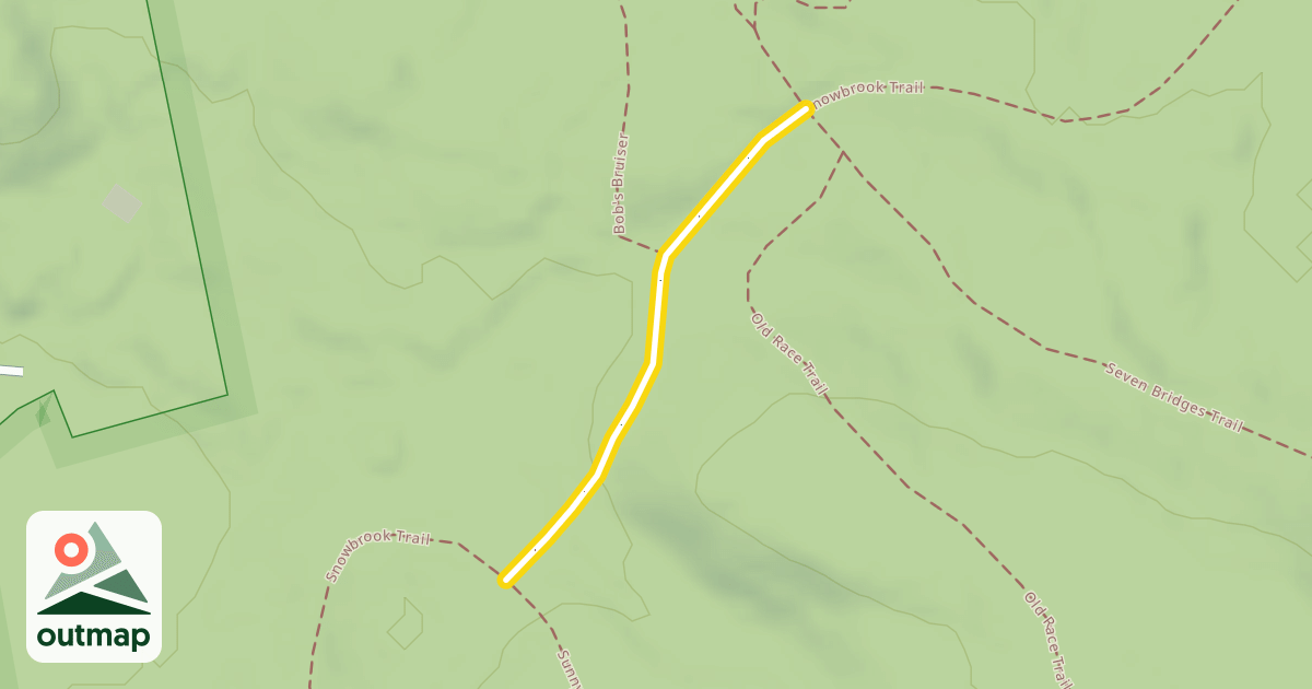 Map of Snowbrook Trail