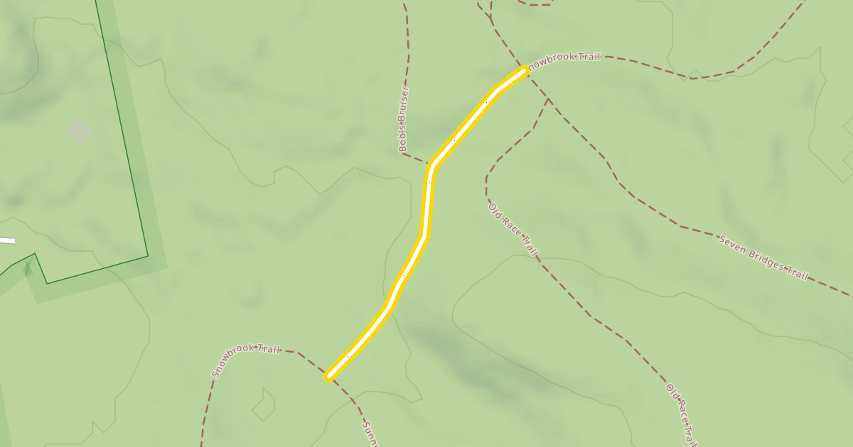 Map preview of Snowbrook Trail