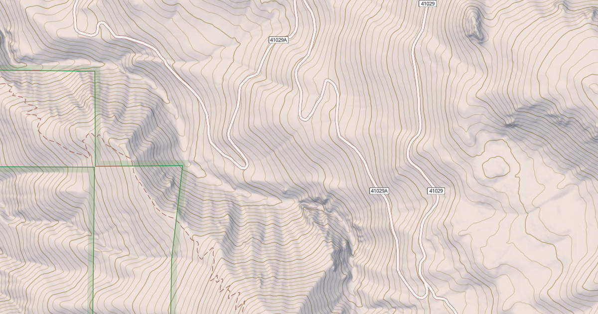 Map preview of DEEP CANYON  ROAD
