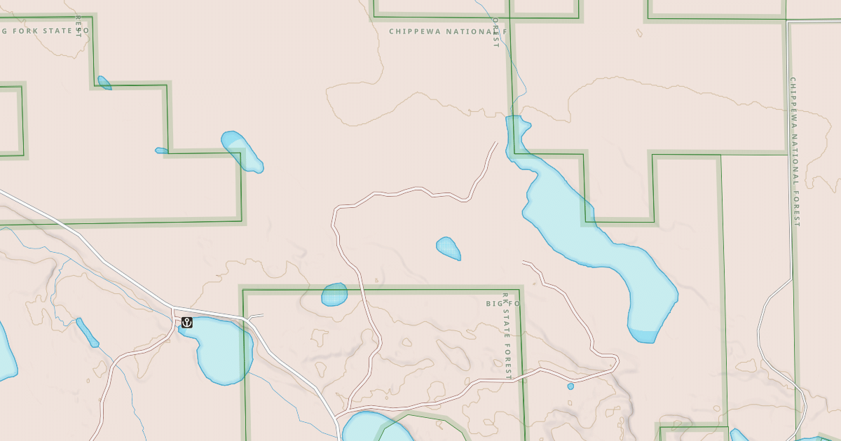 Map preview of DAVID LAKE ROAD