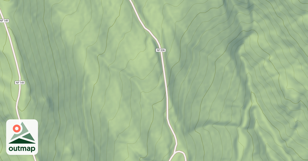 Map of ALLEN MOUNTAIN