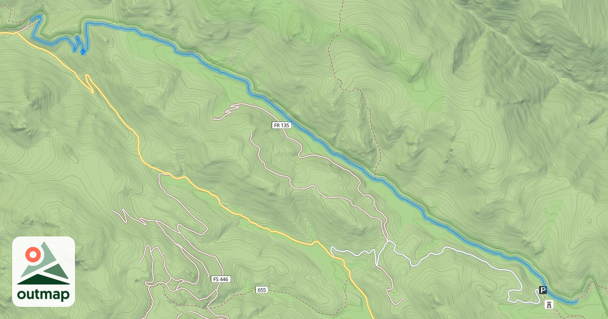 Map of Colorado Trail (Segment 4)