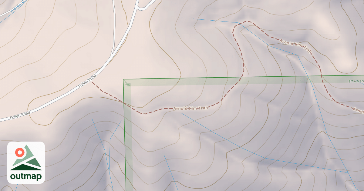 Map of USFS National Forest System Roads {1D217B82-32BA-4160-A9B4-872B5898A595}