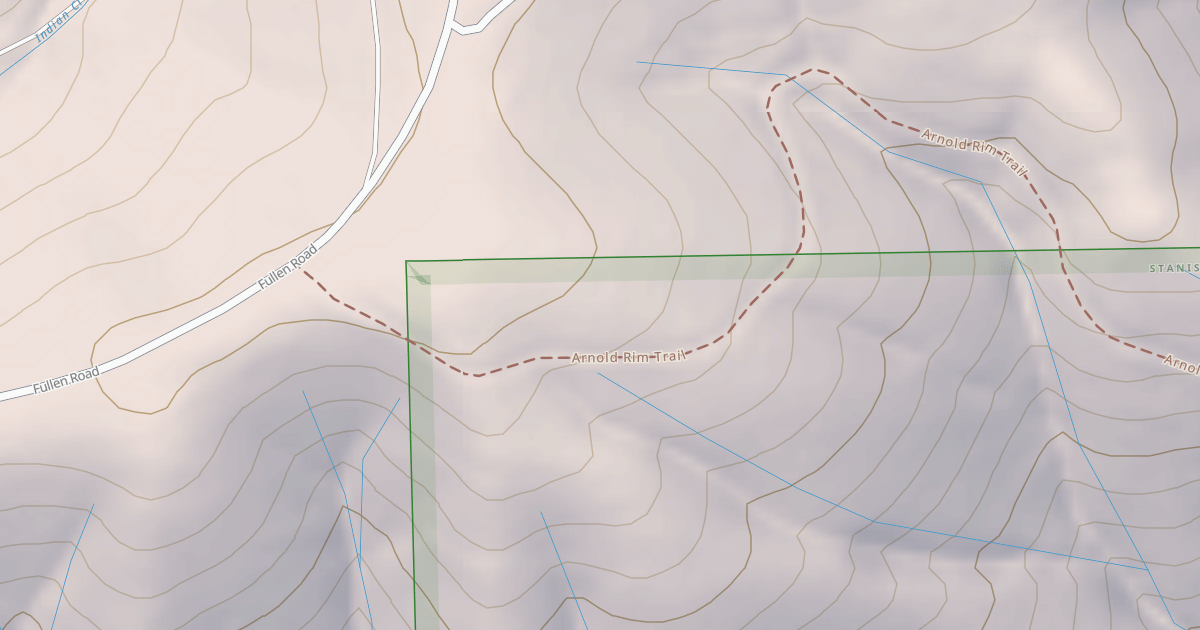 Map preview of USFS National Forest System Roads {1D217B82-32BA-4160-A9B4-872B5898A595}