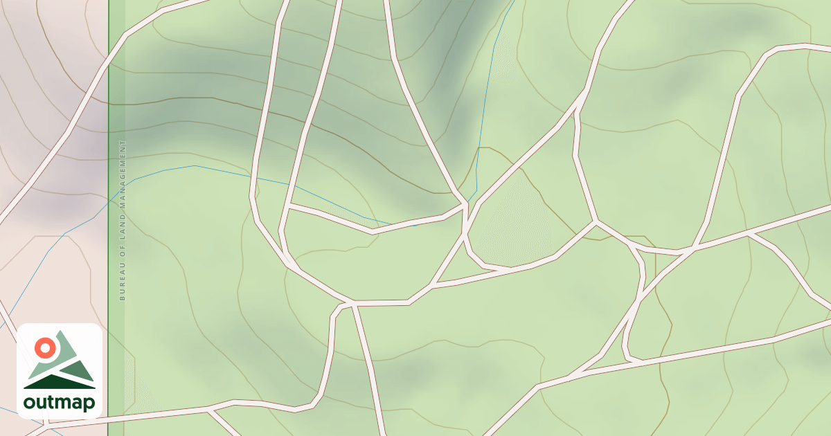 Map of BLM National GTLF Public Motorized Roads 40dcb1c6-52f0-48cd-9c38-1ad7a23a7d4c