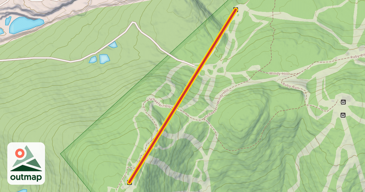 Map of High Peaks Quad