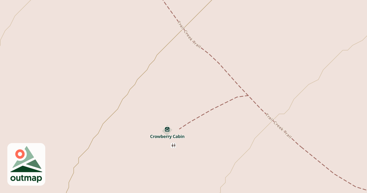 Map of Crowberry Cabin Spur