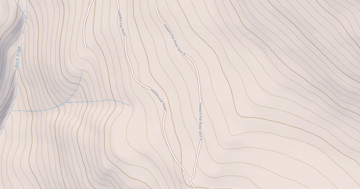 Map preview of HOWARD FLAT SPUR B