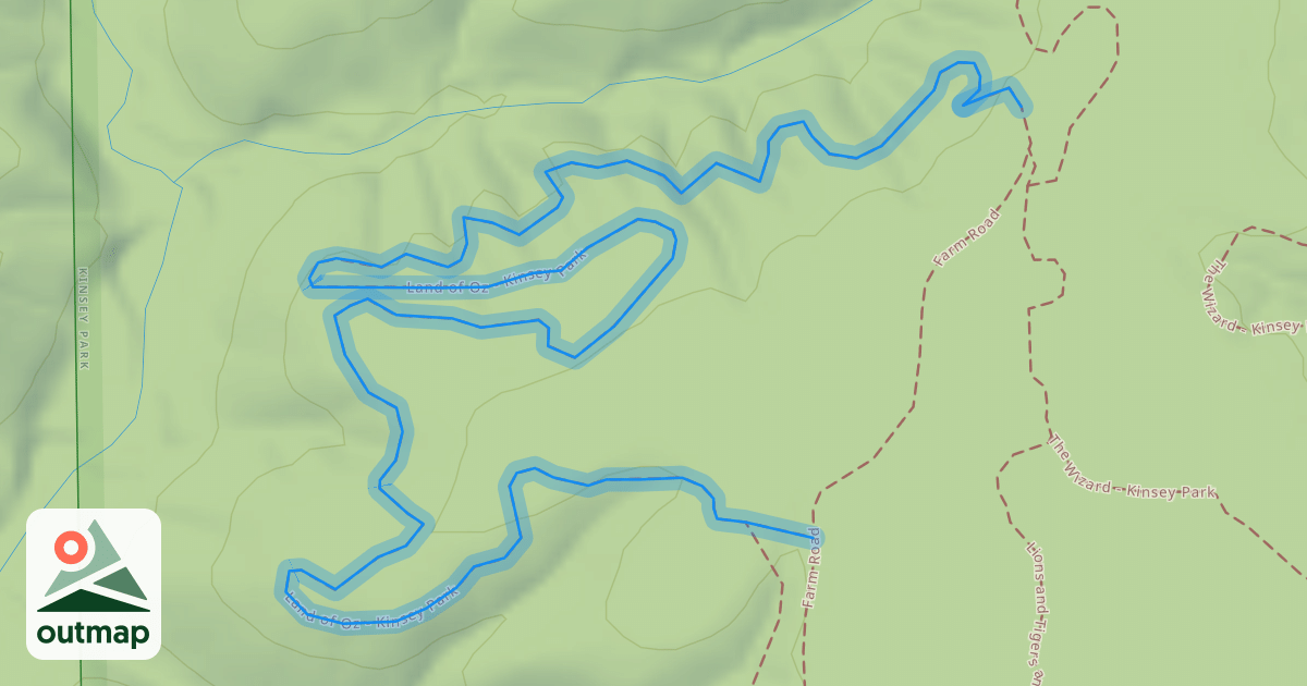 Map of Land of Oz - Kinsey Park