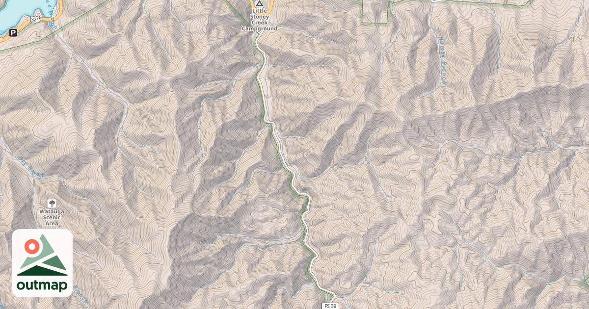 Map of LITTLE STONY CREEK