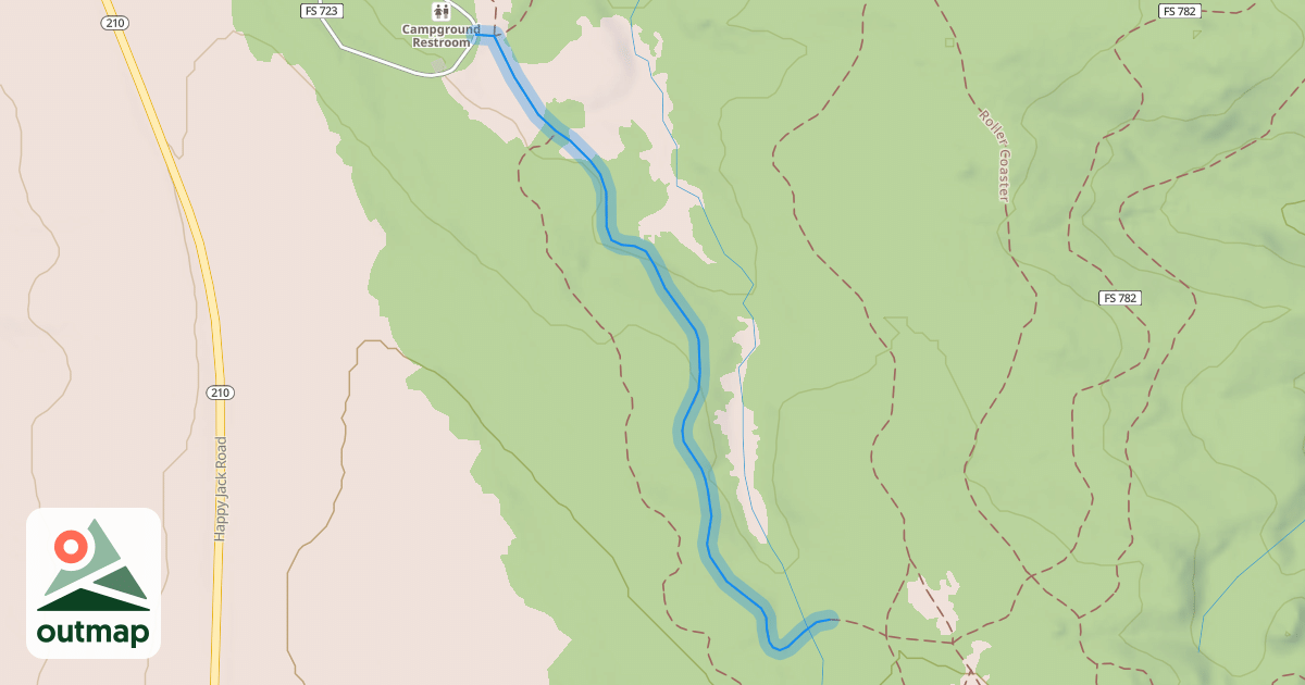 Map of Snowshoe Trail