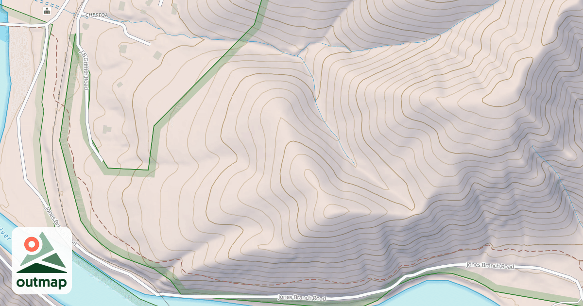 Map of CHESTOA BOATING