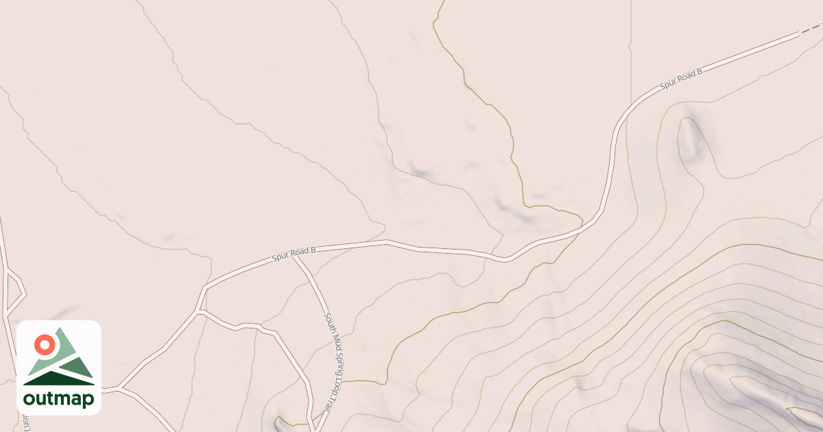 Map of SPUR ROAD B