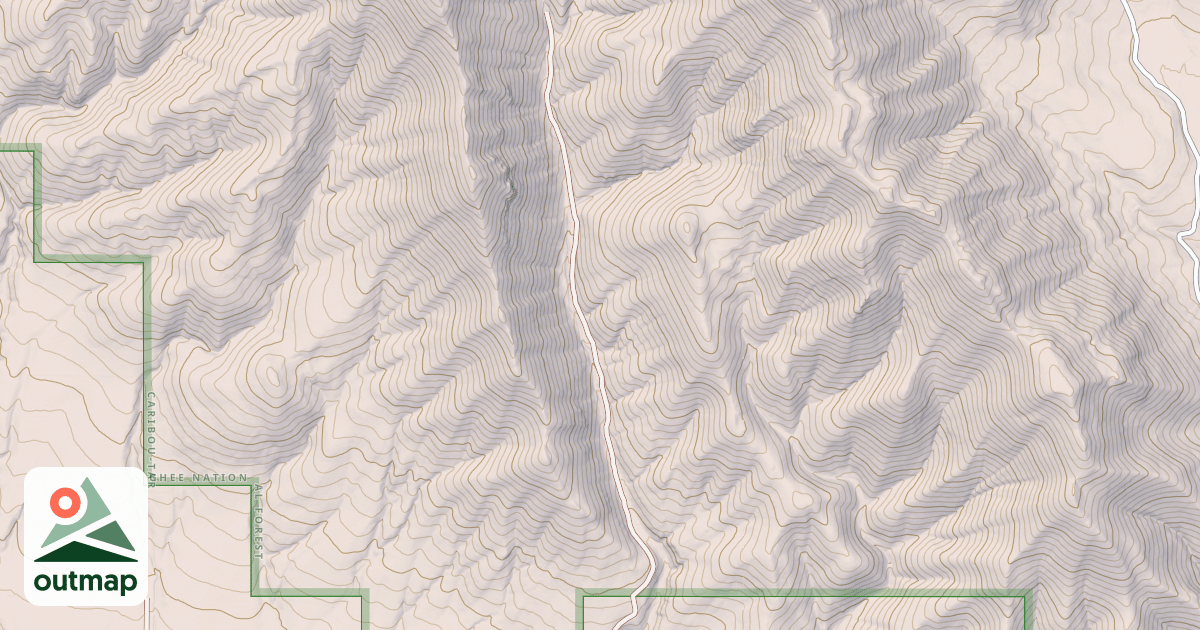Map of SECRET CANYON