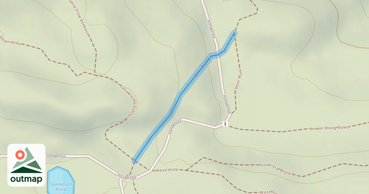 Map of Deer Run Connector
