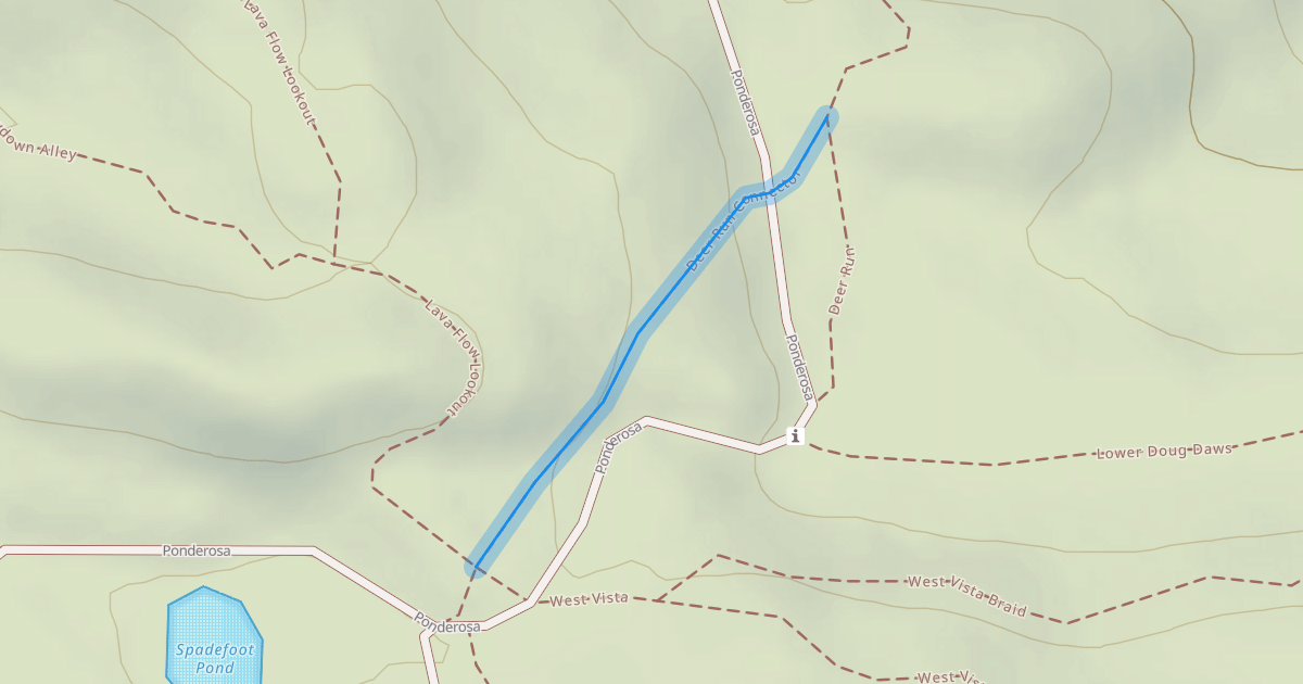 Map preview of Deer Run Connector