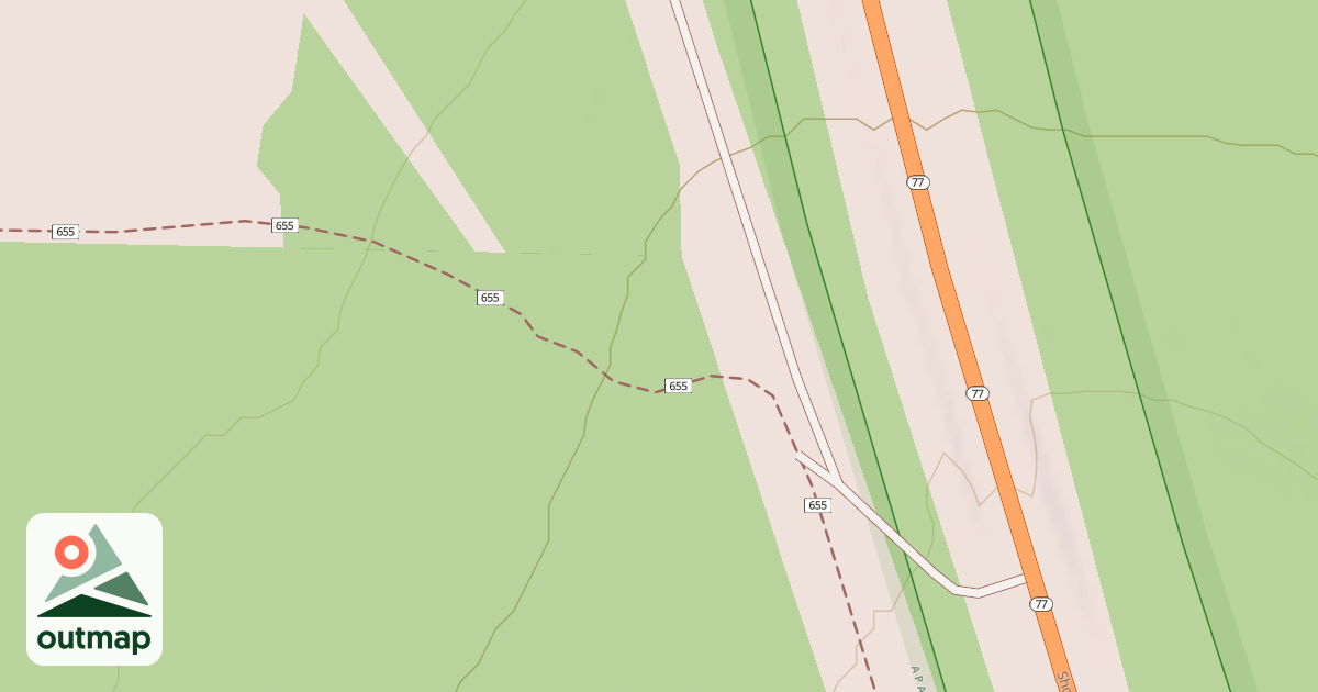 Map of USFS National Forest System Roads {2B1C3F49-2978-4653-BEC8-AF62D9594C2C}