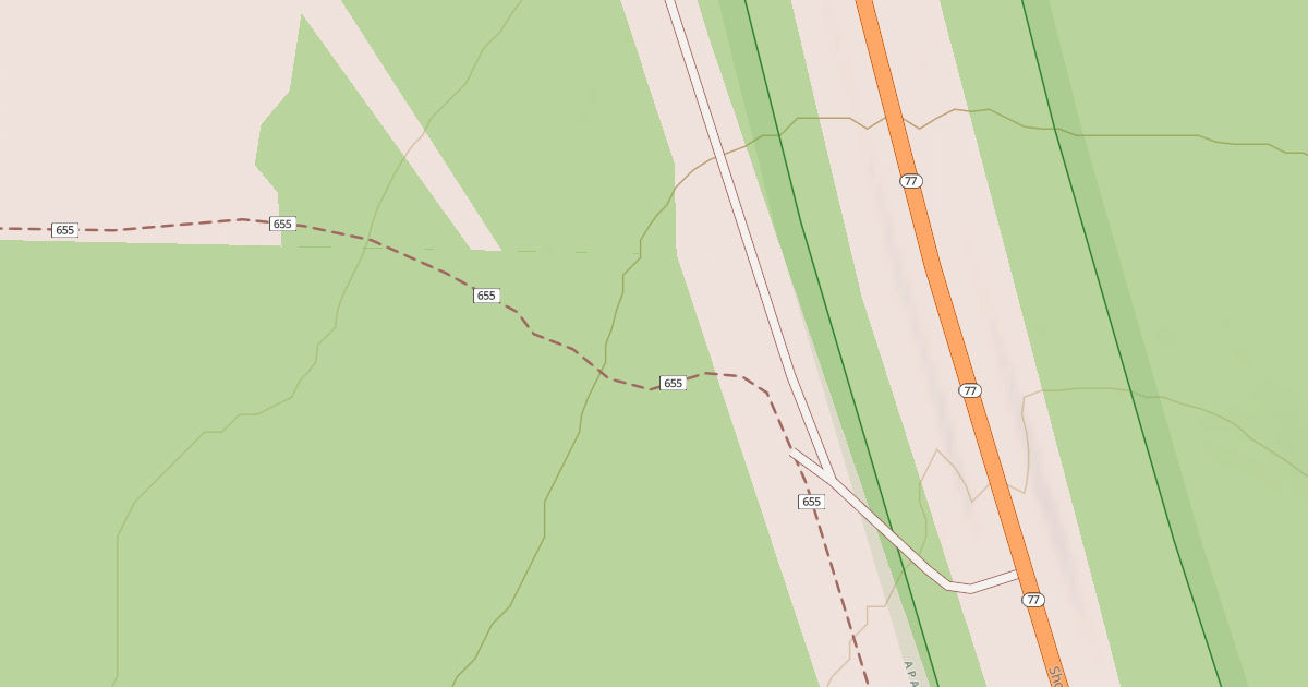 Map preview of USFS National Forest System Roads {2B1C3F49-2978-4653-BEC8-AF62D9594C2C}