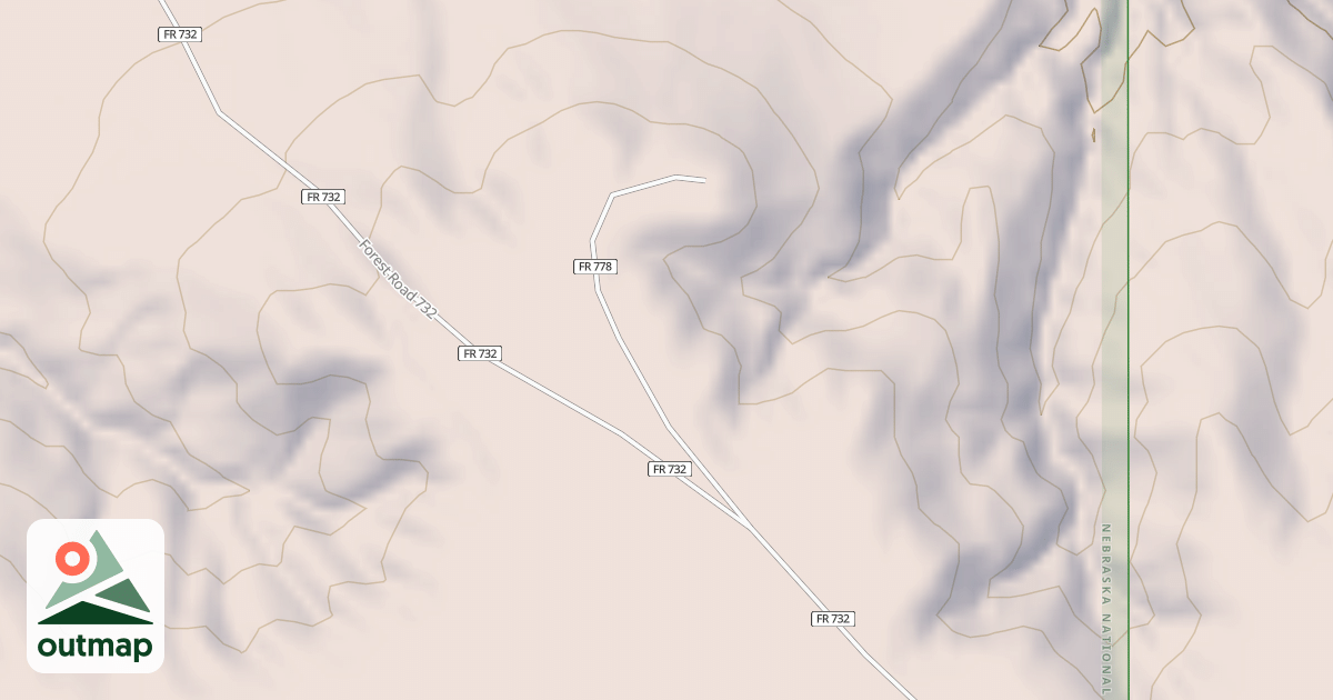 Map of USFS National Forest System Roads {AEBE4AD9-8497-4E76-BF34-9D7114C52EBF}