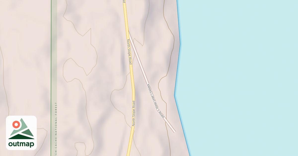 Map of MEEKS CABIN WEST 1