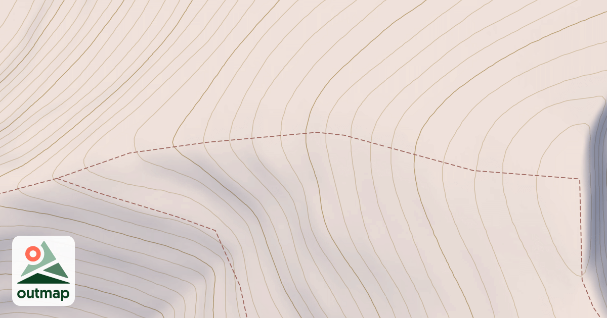 Map of Big Baldy Shortcut