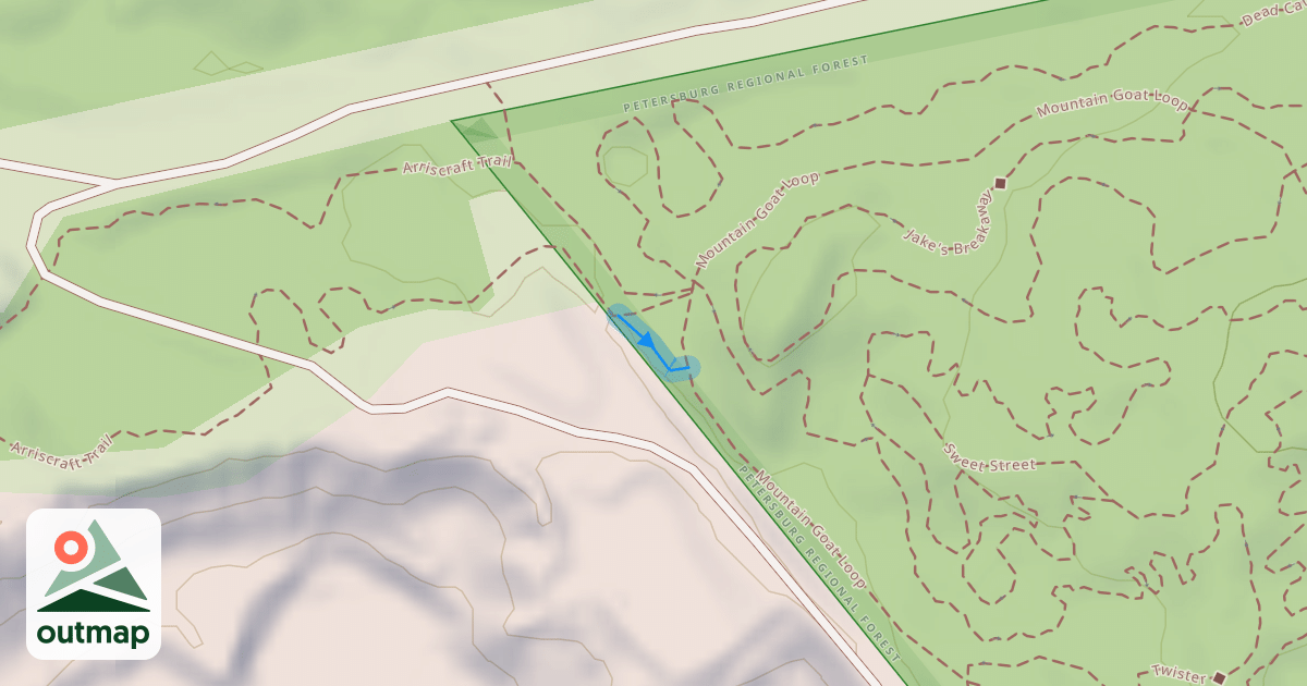 Map of Arriscraft Trail ◆