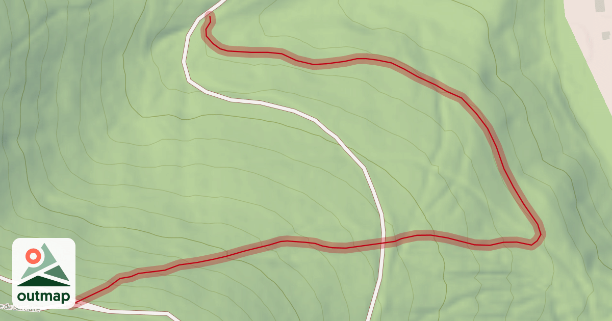 Map of Layon de la montée de la Madeleine
