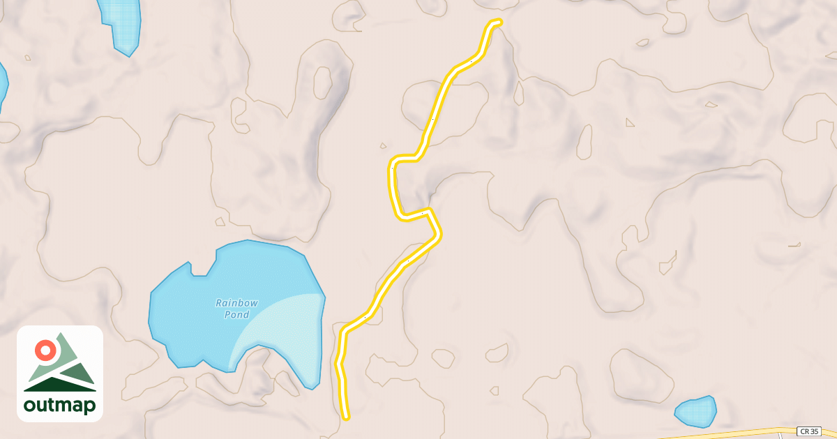 Map of Brush Cat Trail