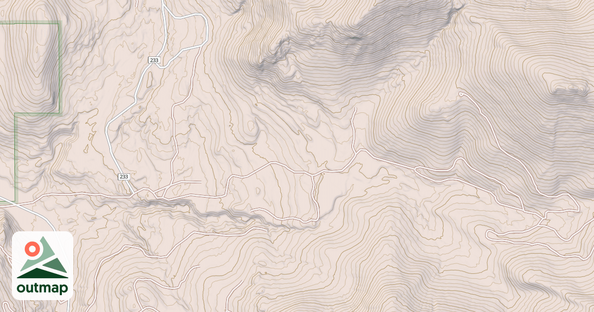 Map of SNOW PEAK