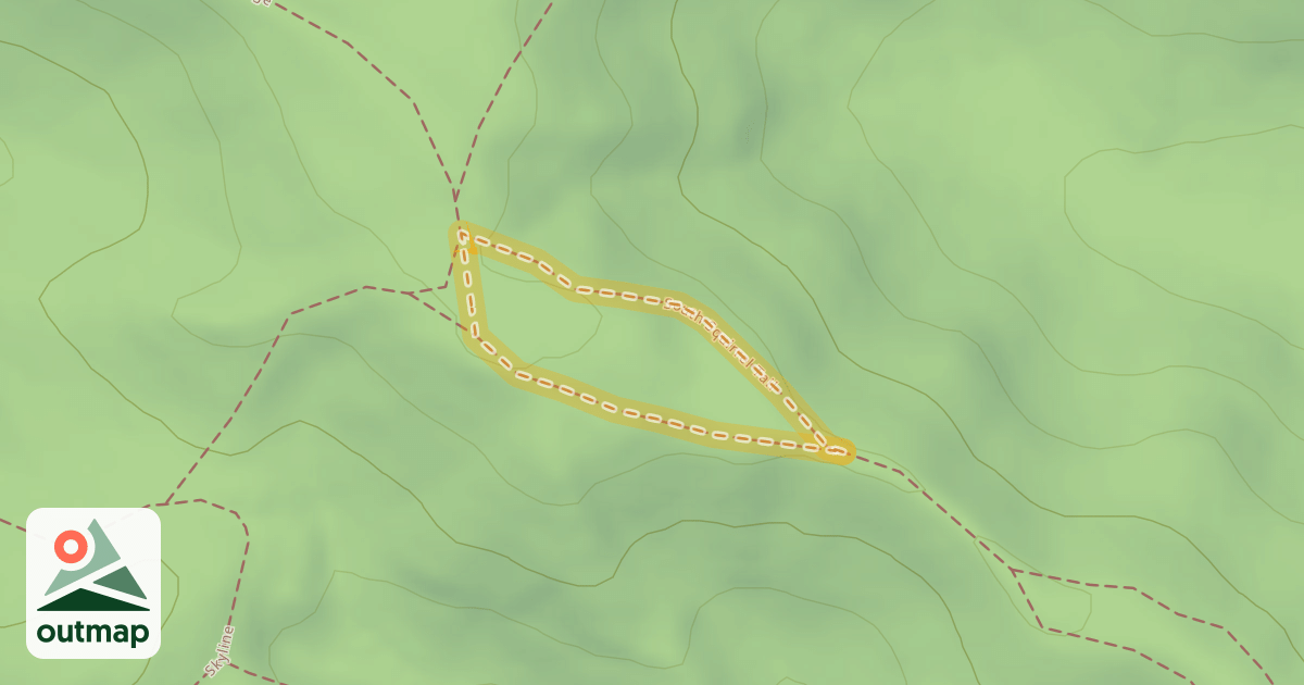 Map of South Squirrel Tail