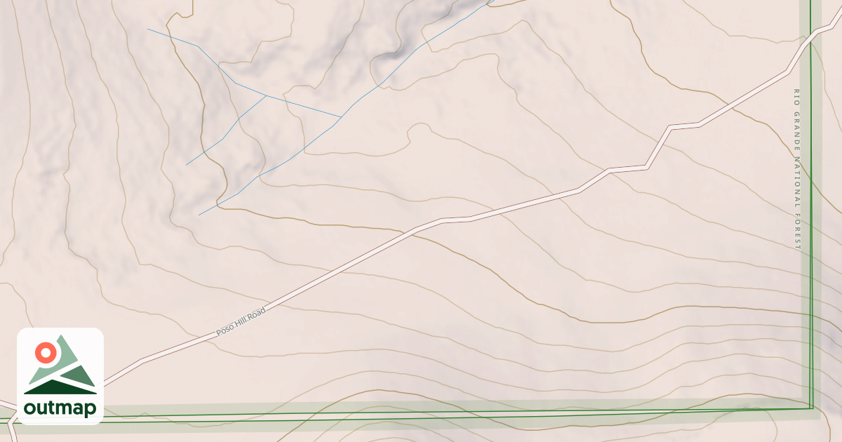 Map of POSO HILL