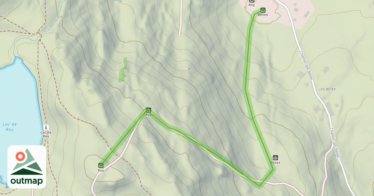 Map of La Traverse
