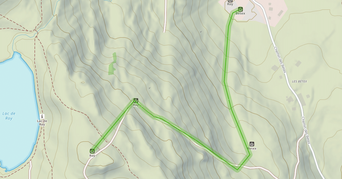 Map preview of La Traverse