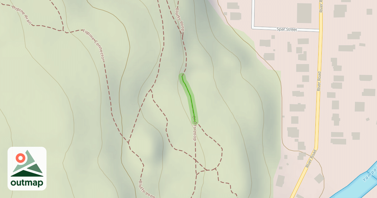 Map of Bluffs Loop