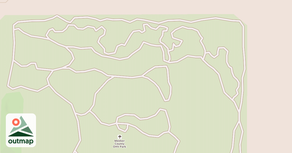 Map of Meeker County ATV/OHM Trails