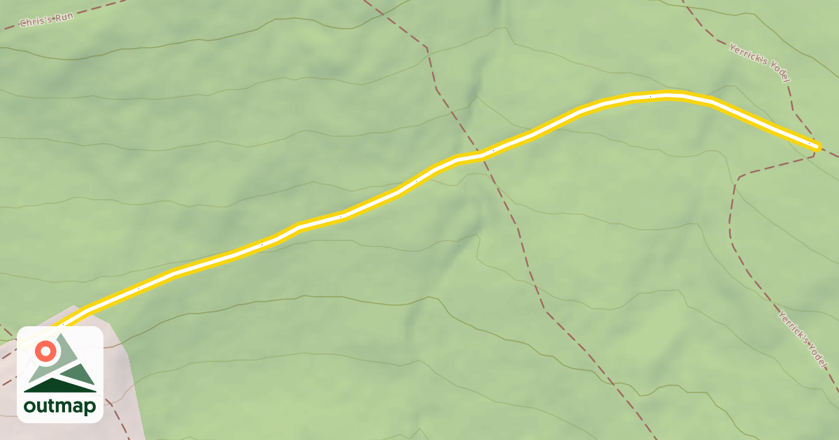 Map of Old County Road