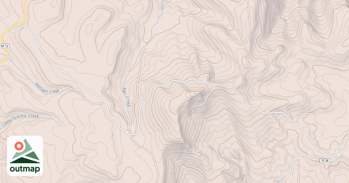 Map of USFS National Forest System Roads {3F37F981-5EF2-4A80-8766-98F2BD1231D2}