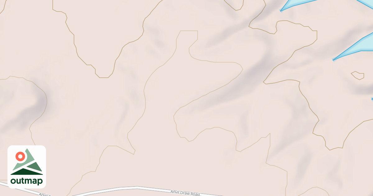 Map of ANVIL DRAW SPUR B