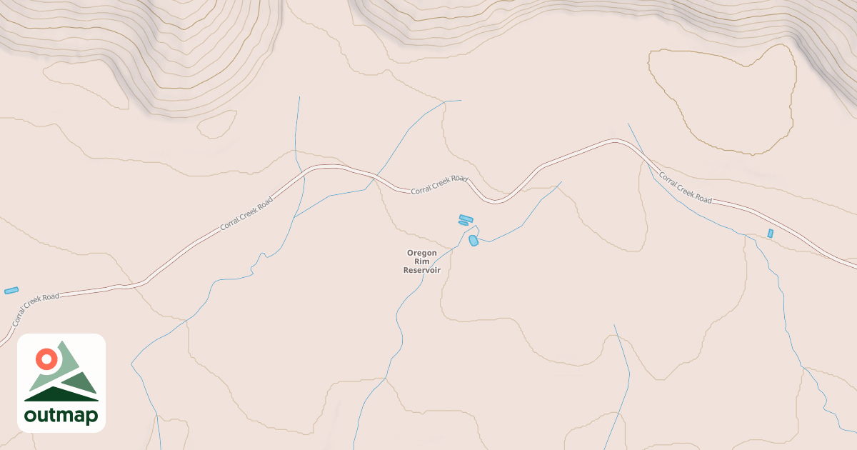 Map of CORRAL CREEK